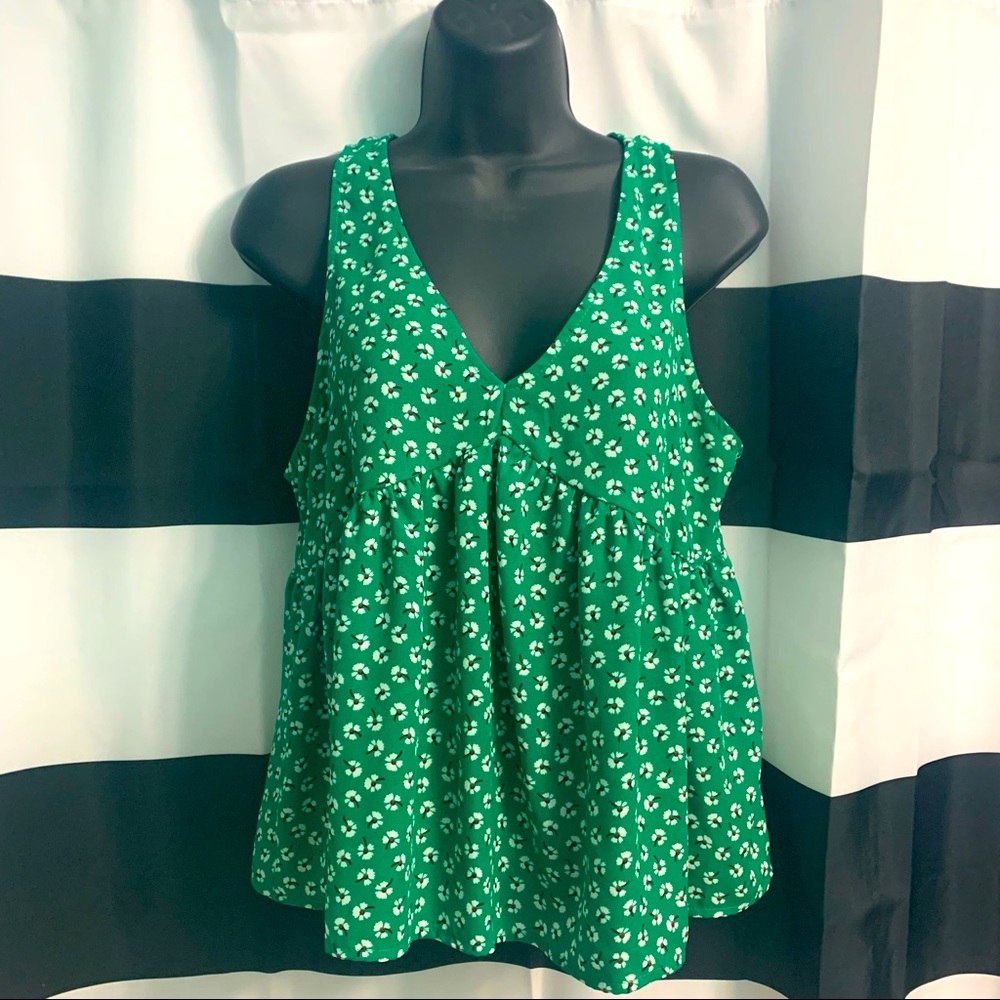 Everly floral flowy tank